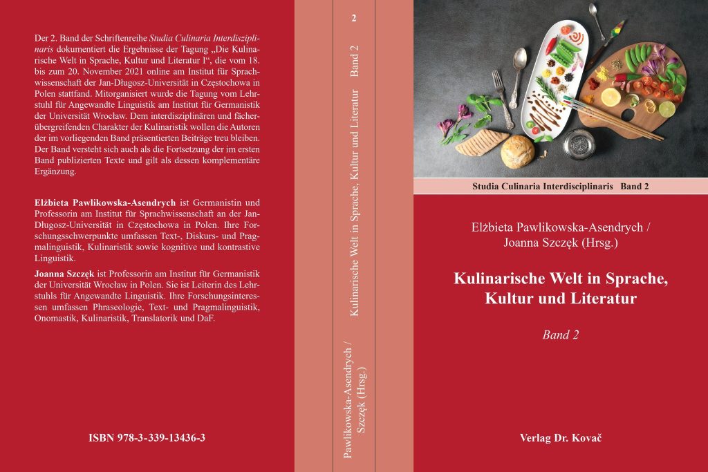 Okładka Studia Culinaria Interdisciplinaris - tom 2
