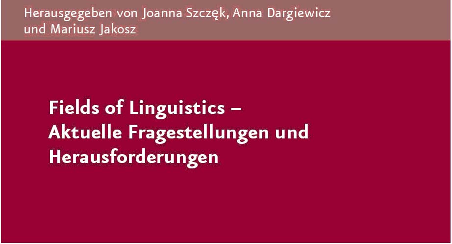 Okładka Fields of Linguistics