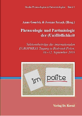 Okładka Studia Phraseologica et Paroemiologica - Tom 1