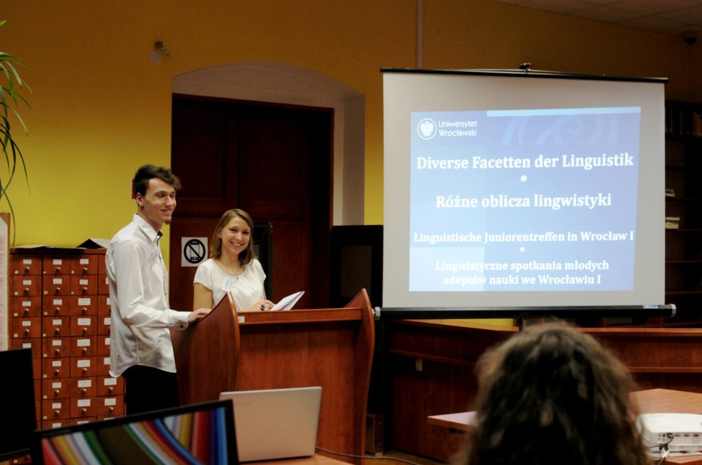 Zdjęcie z międzynarodowej konferencji studencko-doktoranckiej Linguistische Juniorentreffen in Wrocław I