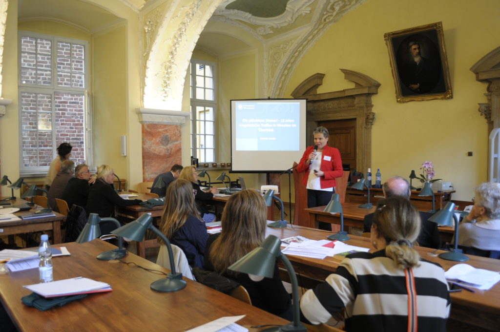 Zdjęcie z konferencji „Emotionen in Sprache und Sprechen“