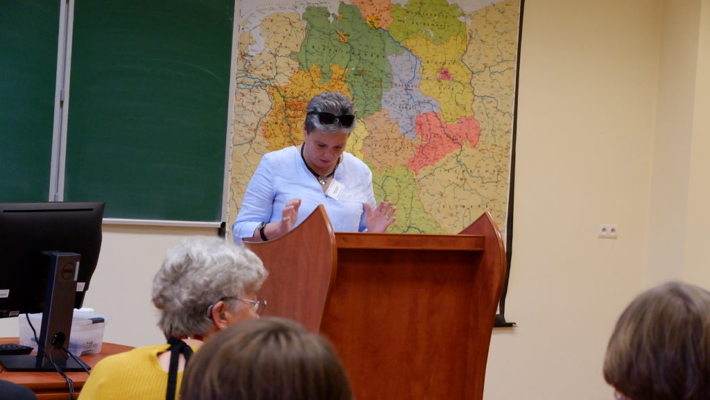 Zdjęcie z konferencji „Emotionen in Sprache und Sprechen“
