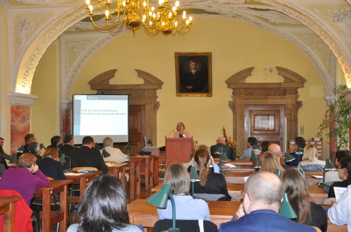 Zdjęcie z Konferencji językoznawczej z cyklu „LINGUISTISCHE TREFFEN IN WROCŁAW VI“