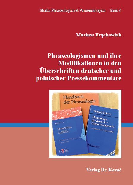 Okładka Studia Phraseologica et Paroemiologica - Tom 6